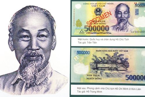 Hình ảnh Chủ tịch Hồ Chí Minh trên tiền Việt Nam
