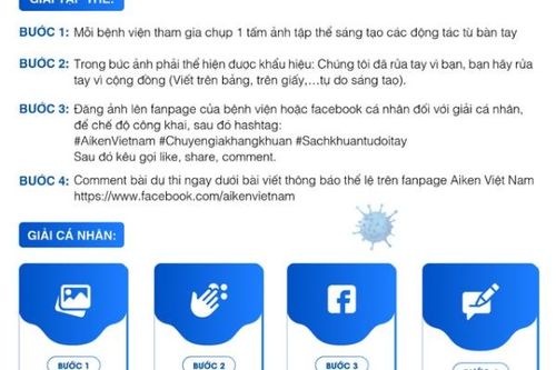 4 bước để tham dự cuộc thi 'Vì một Việt Nam sạch khuẩn từ đôi bàn tay' của Bộ Y tế