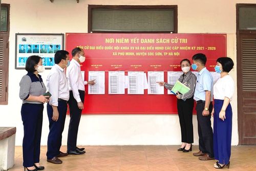 Huyện Sóc Sơn: Bảo đảm an toàn phòng, chống dịch Covid-19 cho bầu cử