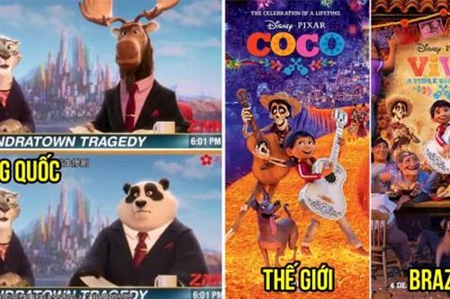 9 thay đổi thú vị của các phim hoạt hình Disney khi được chiếu trên các quốc gia