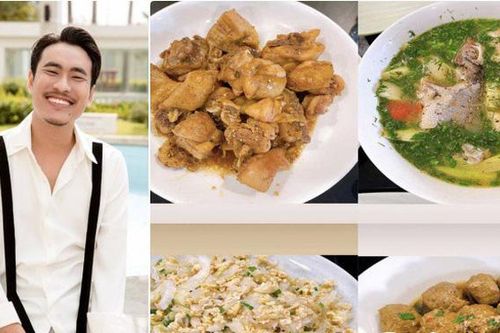 Bạn trai kém 18 tuổi của Cát Phượng vào bếp đãi toàn món dân dã ngon 'nhức nách'