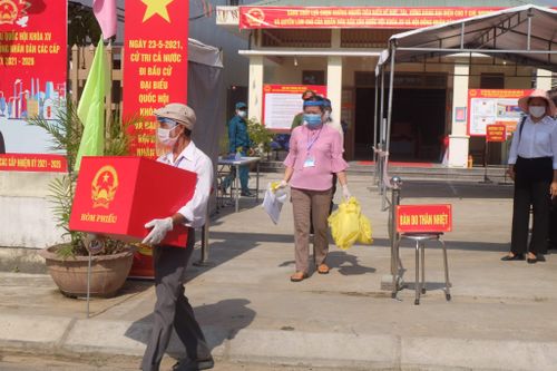 Đà Nẵng: Diễn tập phòng, chống COVID-19 phục vụ bầu cử