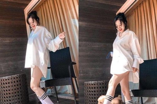 Diện mốt giấu quần, bà Tưng khiến netizen được phen 'đỏ mặt'