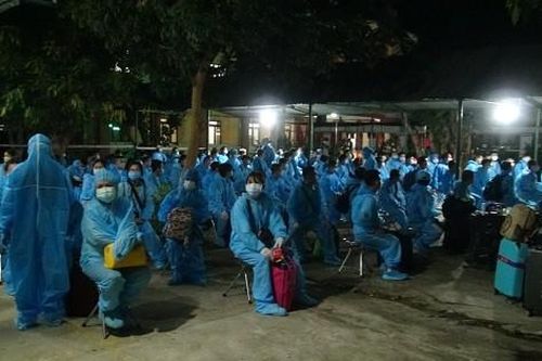Quảng ngãi tiếp nhận 236 công dân lao động từ nước ngoài về cách ly tập trung