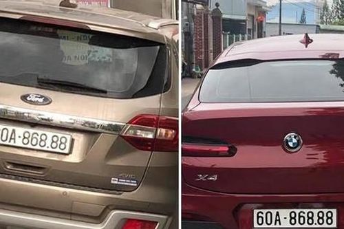 2 ô tô cùng mang một biển số 'siêu đẹp'
