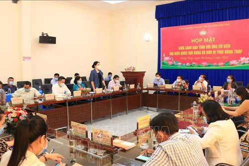 Ứng cử viên ĐBQH tỉnh Đồng Tháp tăng cường tiếp xúc cử tri trực tuyến