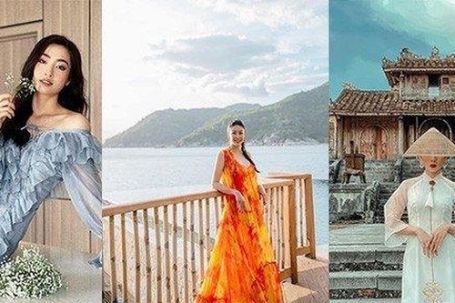 Sao đẹp cuối tuần: Lương Thùy Linh, Hà Kiều Anh cùng diện đầm bay bổng