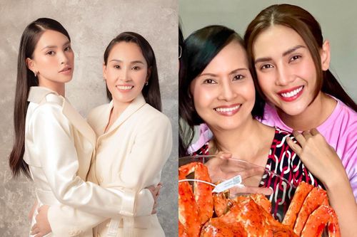 Tiểu Vy, Võ Hoàng Yến đăng ảnh chụp cùng mẹ