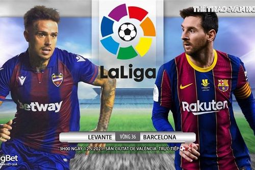 Soi kèo nhà cái Levante vs Barcelona. BĐTV trực tiếp bóng đá Tây Ban Nha La Liga