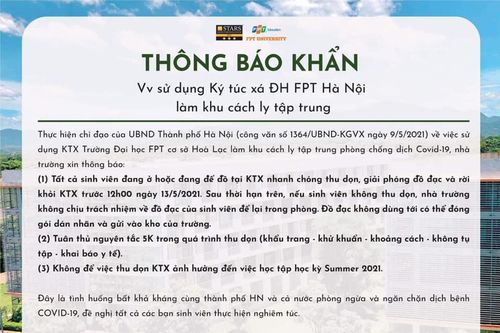 Trường học trở thành khu cách ly tập trung, sinh viên cấp tập dọn đồ đạc