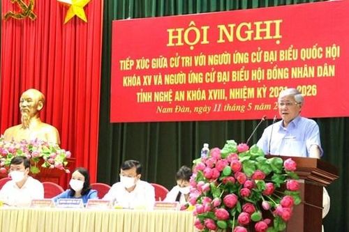 Nghệ An: Cử tri gửi gắm nhiều nguyện vọng tới ứng viên ĐBQH, đại biểu HĐND