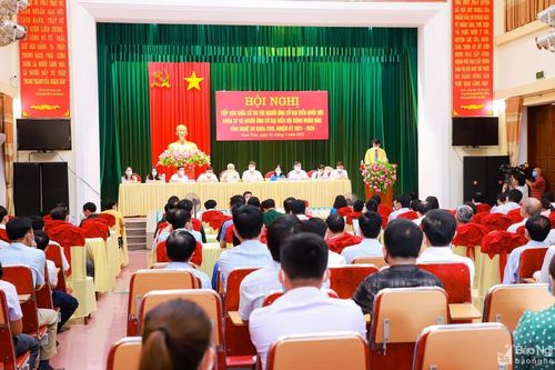 Ứng cử viên đại biểu Quốc hội, HĐND tỉnh vận động bầu cử tại huyện Nam Đàn