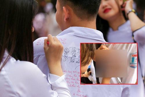 Nữ sinh viết lưu bút tại vị trí nhạy cảm của bạn học khiến dân tình ngán ngẩm