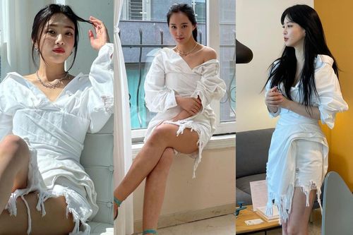 Joy rất xinh nhưng đụng hàng với hai chị đại thì bị át vía bởi 'gừng càng già càng cay'