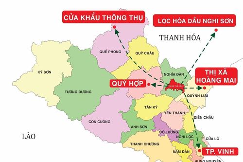 Cơ sở hạ tầng đồng bộ tạo thế và lực cho thị xã Thái Hòa giai đoạn 2021-2026