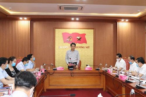 Huyện Chương Mỹ chuẩn bị tốt công tác bầu cử gắn với phòng, chống dịch Covid-19