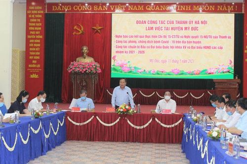 Huyện Mỹ Đức tăng cường xây dựng tổ chức cơ sở Đảng trong sạch, vững mạnh
