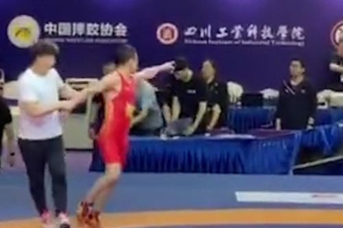 HLV và đô vật Trung Quốc lao vào đánh trọng tài