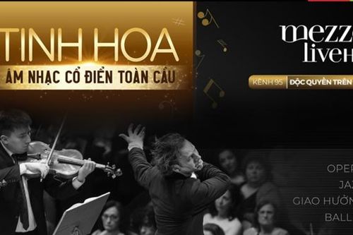 K+ phát sóng độc quyền kênh âm nhạc cổ điển Mezzo Live HD