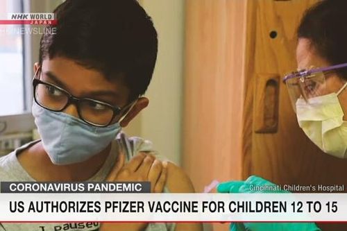 Mỹ cấp phép tiêm vaccine Pfizer cho trẻ 12-15 tuổi