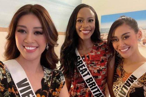 Khánh Vân tung bộ ảnh trạng phục dạ hội ý nghĩa trước bán kết Miss Universe