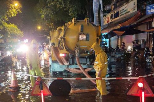 Ứng phó với úng ngập, gãy, đổ cây xanh mùa mưa bão
