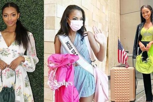 Trong khi Khánh Vân, Amanda váy áo sang chảnh thì Hoa hậu Mỹ lại giản dị đến khó tin