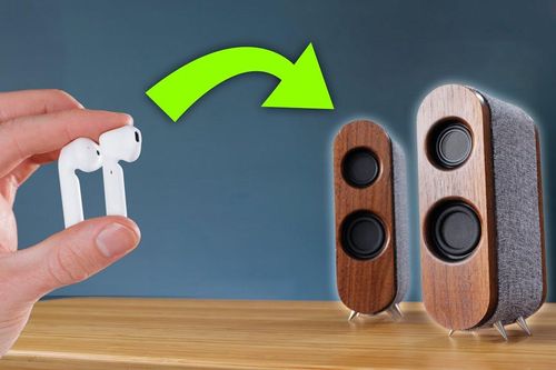 Biến earbuds hỏng thành loa không dây