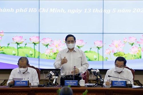 Thủ tướng Phạm Minh Chính làm việc với TP Hồ Chí Minh