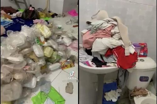 Kiểm tra bất chợt, chủ nhà ngã ngửa với phòng trọ ngập rác