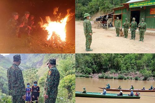 Sải chân dọc biên giới ngày đêm, chốt chặn từ rừng xuống sông ngăn dịch Covid-19