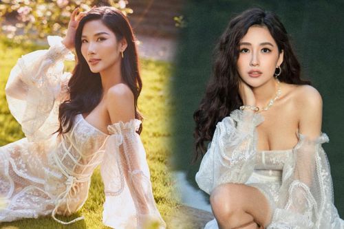 Chung một chiếc váy mỏng như sương, Hoàng Thùy - Mai Phương Thúy khiến fan 'đại chiến'