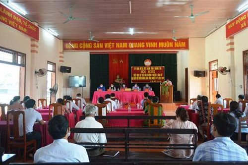 Tiếp xúc cử tri, vận động bầu cử đại biểu HĐND tỉnh tại huyện Hướng Hóa