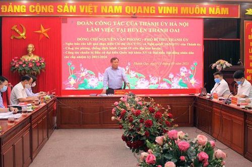 Huyện Thanh Oai bảo đảm an toàn phòng, chống dịch để cuộc bầu cử thành công