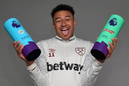 Lingard giành cú đúp giải thưởng Premier League