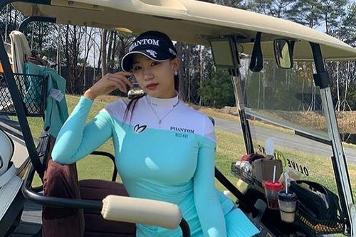 Nữ golf thủ Hàn Quốc bị châm chọc vì vòng một quá 'khủng'