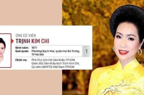 NSƯT Trịnh Kim Chi ứng cử Đại biểu HĐND TP.HCM
