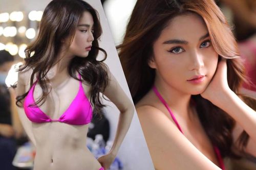 'Nữ hoàng nội y' Ngọc Trinh đẹp hút hồn trong loạt ảnh chụp hậu trường với body mây mẩy