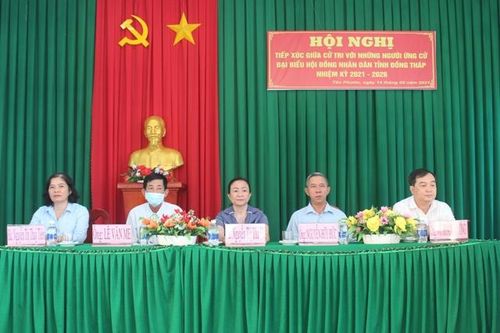 Chương trình hành động ứng cử viên đại biểu Hội đồng nhân dân tỉnh tập trung chăm lo người dân