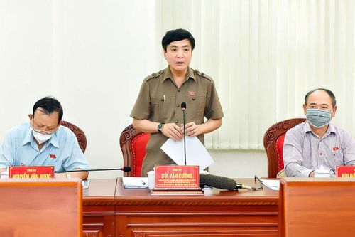 Đoàn giám sát, kiểm tra của Hội đồng bầu cử Quốc gia làm việc với Ủy ban bầu cử tỉnh Gia Lai