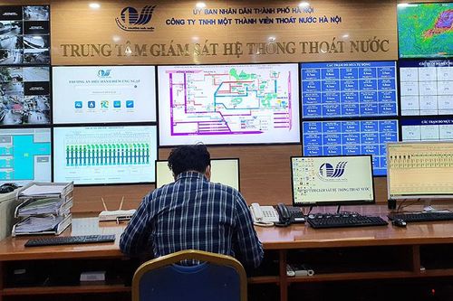 Hà Nội nâng cấp công nghệ phục vụ điều hành thoát nước mùa mưa