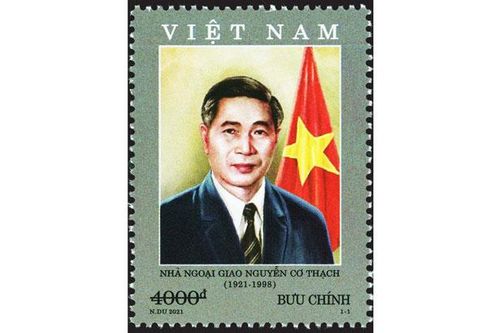 Phát hành bộ tem kỷ niệm 100 năm Ngày sinh nhà ngoại giao Nguyễn Cơ Thạch