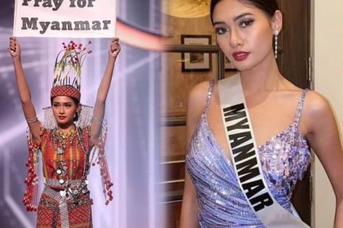 Đại diện Myanmar có hành động bất ngờ tại Miss Universe, fan lo ngại khó có cửa về nước