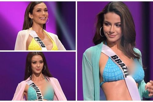 Thí sinh Miss Universe diện bikini khoe thân hình bốc lửa ở bán kết