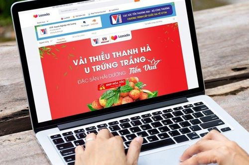 Vải thiều Thanh Hà chính thức lên sàn thương mại điện tử