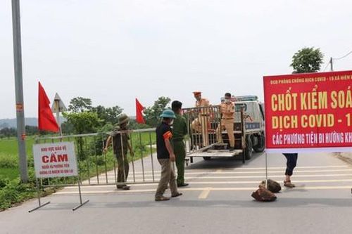 Bắc Ninh thực hiện giãn cách xã hội huyện Yên Phong