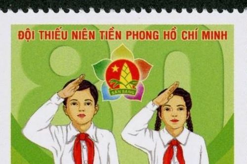Phát hành bộ tem 'Đội Thiếu niên Tiền phong Hồ Chí Minh'