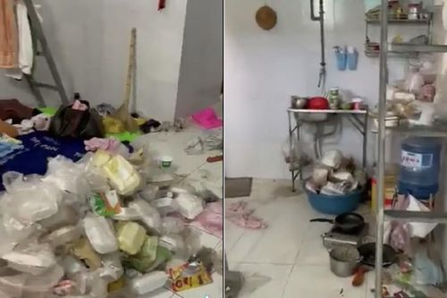 Kiểm tra phòng nữ sinh, chủ trọ 'toát mồ hôi hột' vì rác chất chồng như núi