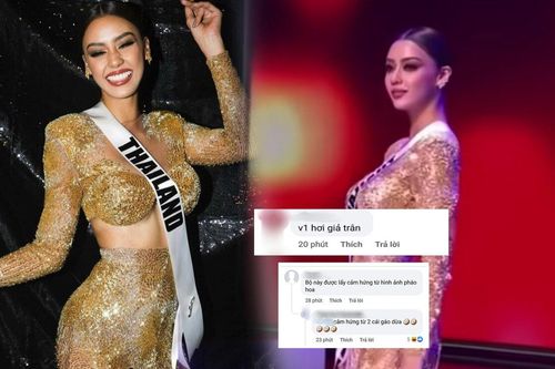 Hoa hậu Thailand bị chê vòng 1 như hai gáo dừa 'giả trân' tại Bán kết Miss Universe 2020
