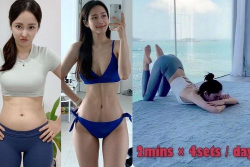 Tập động tác này trong 2 phút: Bụng gọn và các đường cong vào phom nhìn mướt mắt